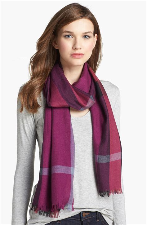 nordstrom anniversary sale burberry scarf|Burberry silk scarf.